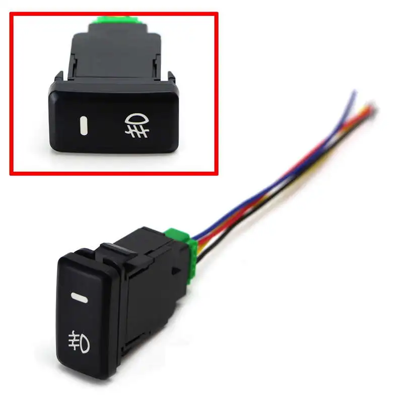 Auto Retrofit Switch Waterproof Toggle Switch Fog Lamp Switch With 4 Line For   White Light