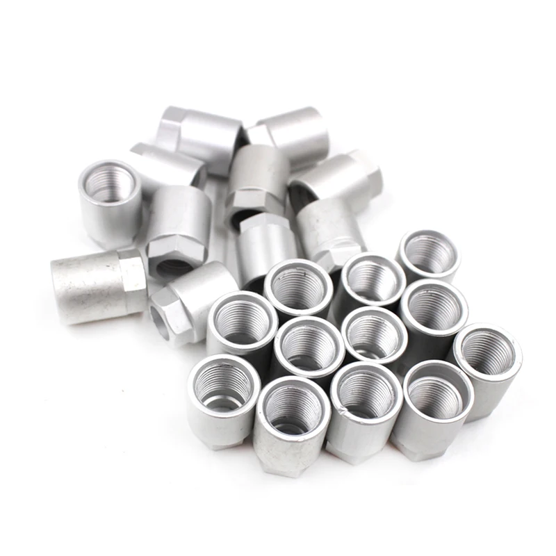 0030LM 50 PCS Universial Common Use Aluminum Auto Wheel Racing Lock Tire Lug Nuts Acorn Rim Extended Open End car accessories