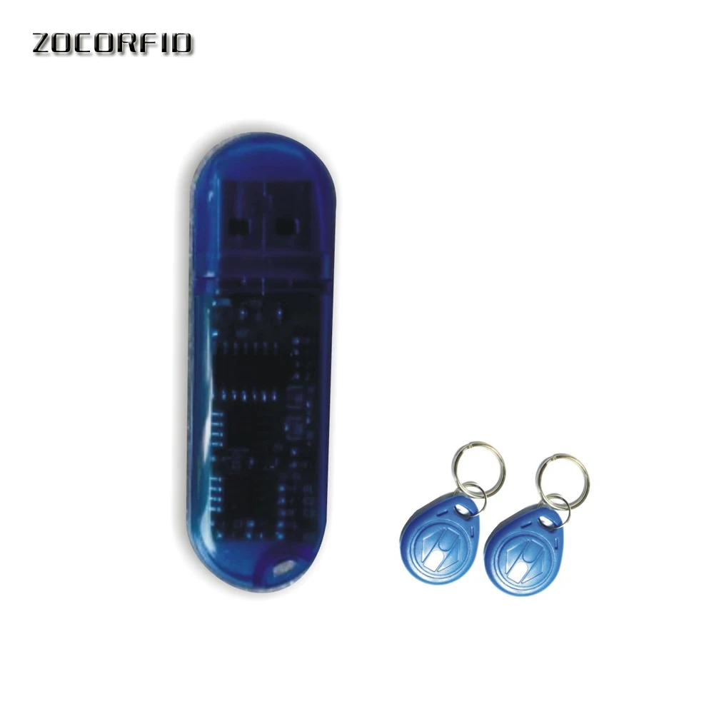 MINI 125KHZ T5557/EM4305 Read-Writer  /TK4100 RFID Copier Writer Duplicator Programmer +2 tags