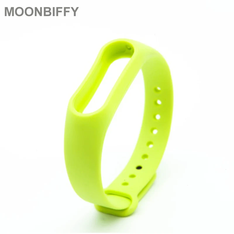 Colorful Silicone Wrist Strap Bracelet Double Color Replacement watchband for Original Miband 2 Xiaomi Mi band 2 Wristbands