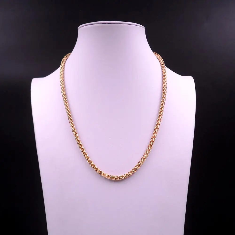 

10meter gold stainless steel braind rope chain jewelry findings DIY 6MM WIDE HUGE on sale