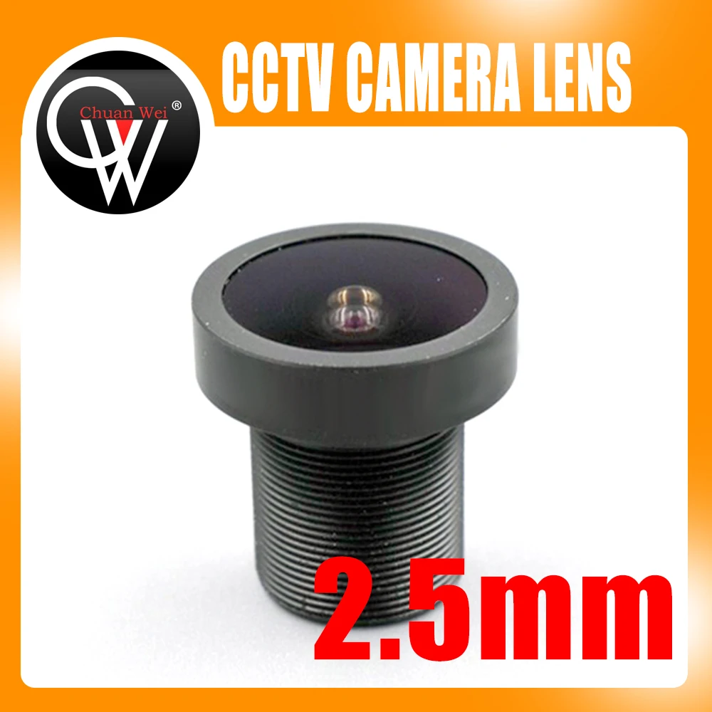 5PCS/LOT 5MP Lens 2.5mm m12 lens 2.5mm FISHEYE Wide Angle Fix Board FOR CCTV Security HD IP Camera