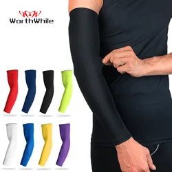 Worthing Sports Arm opaska kompresyjna koszykówka kolarstwo Arm Warmer lato Running ochrona UV siatkówka opaski przeciwsłoneczne