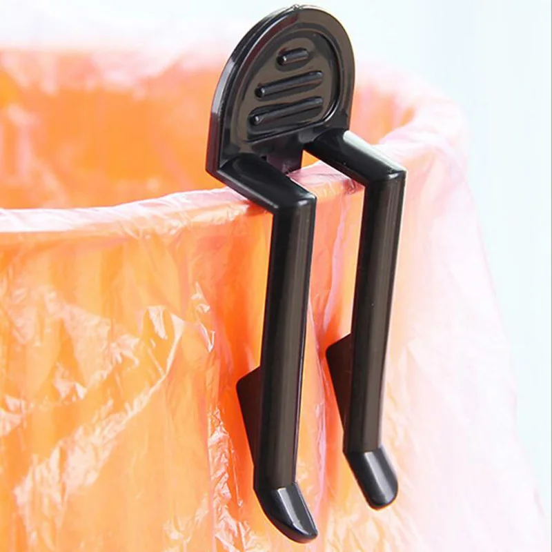 Basupply 4pcs/lot Practical  Plastic Garbage Bag Clip Fixed Waste Bin Bag Holder Rubbish Clip Trash Can Clamp Kitchen Gadgets