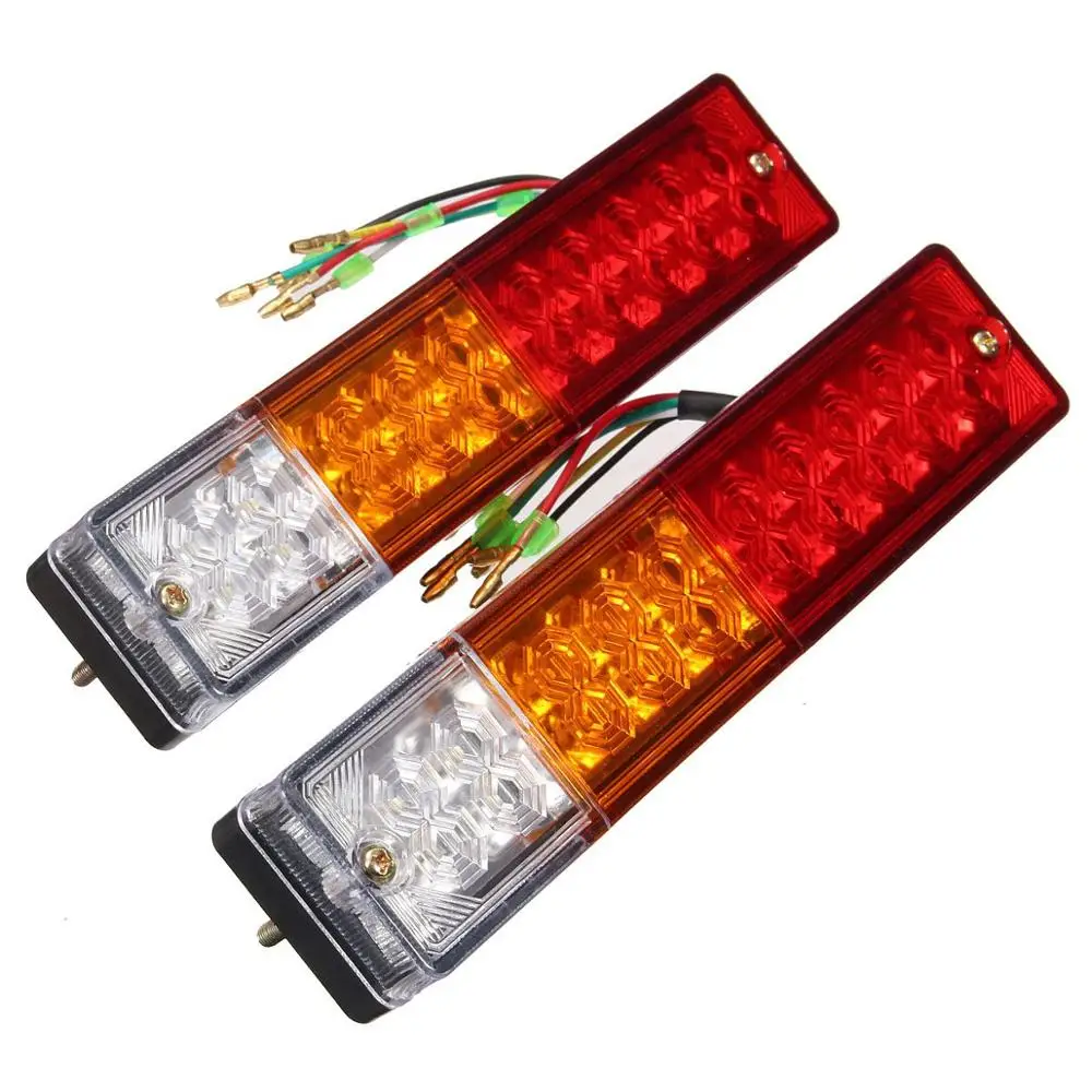 2Pcs 20 LED Stop Rear Tail LED Light Turn Indiactor DC12V 24V Boat ATV Truck Car Trailer Lamp Trailer Signal Taillight