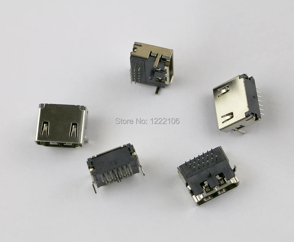 100PCS HDMI-compatible Port Socket Interface Connector For Playstation 3 Controller PS3 2000 2500 Model Repair Parts