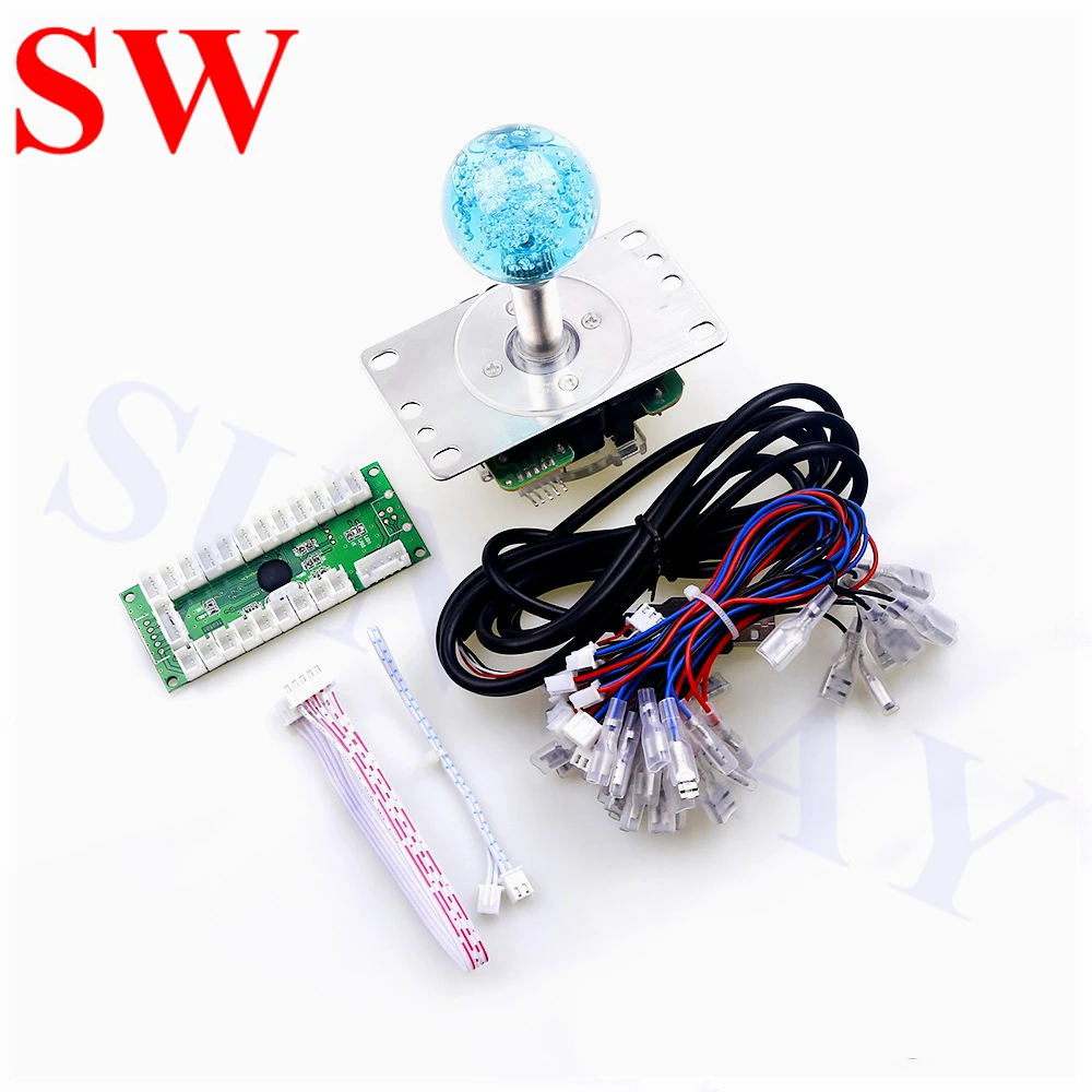 

Arcade DIY kits LED USB lighted controller board To PC Joystick with LED Illuminated Sanwa Joystick for Jamma PCB Games Mame KOF