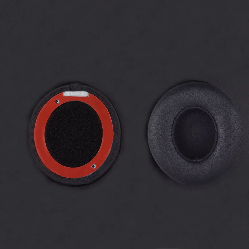 2pcs/pairs Leather Headphone Foam For Beats solo 2.0 3.0 Wireless Version Headset Ear pads Cushion Replacement Covers Accoriess