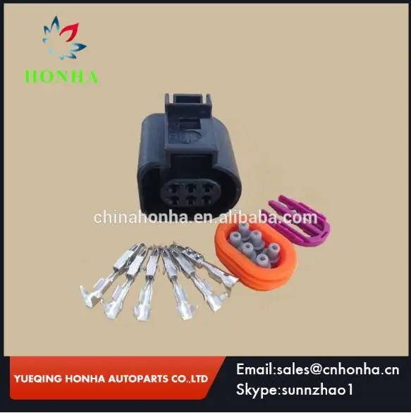 

6 pin 1J0 973 713 936142-1 female waterproof housing automotive connector sensor auto connector 1J0973713