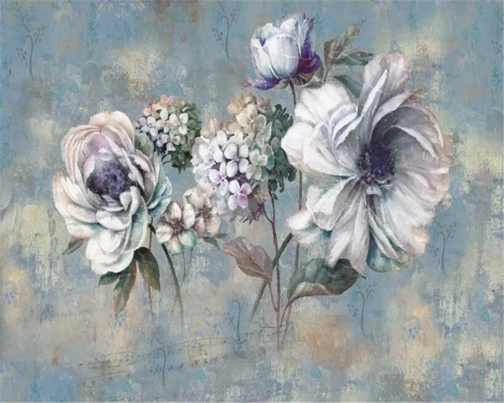 

Обои на заказ, домашний декор, персонализированные обои, рельефный цветок, европейские ретро-ювелирные изделия, фон для гостиной, настенные обои