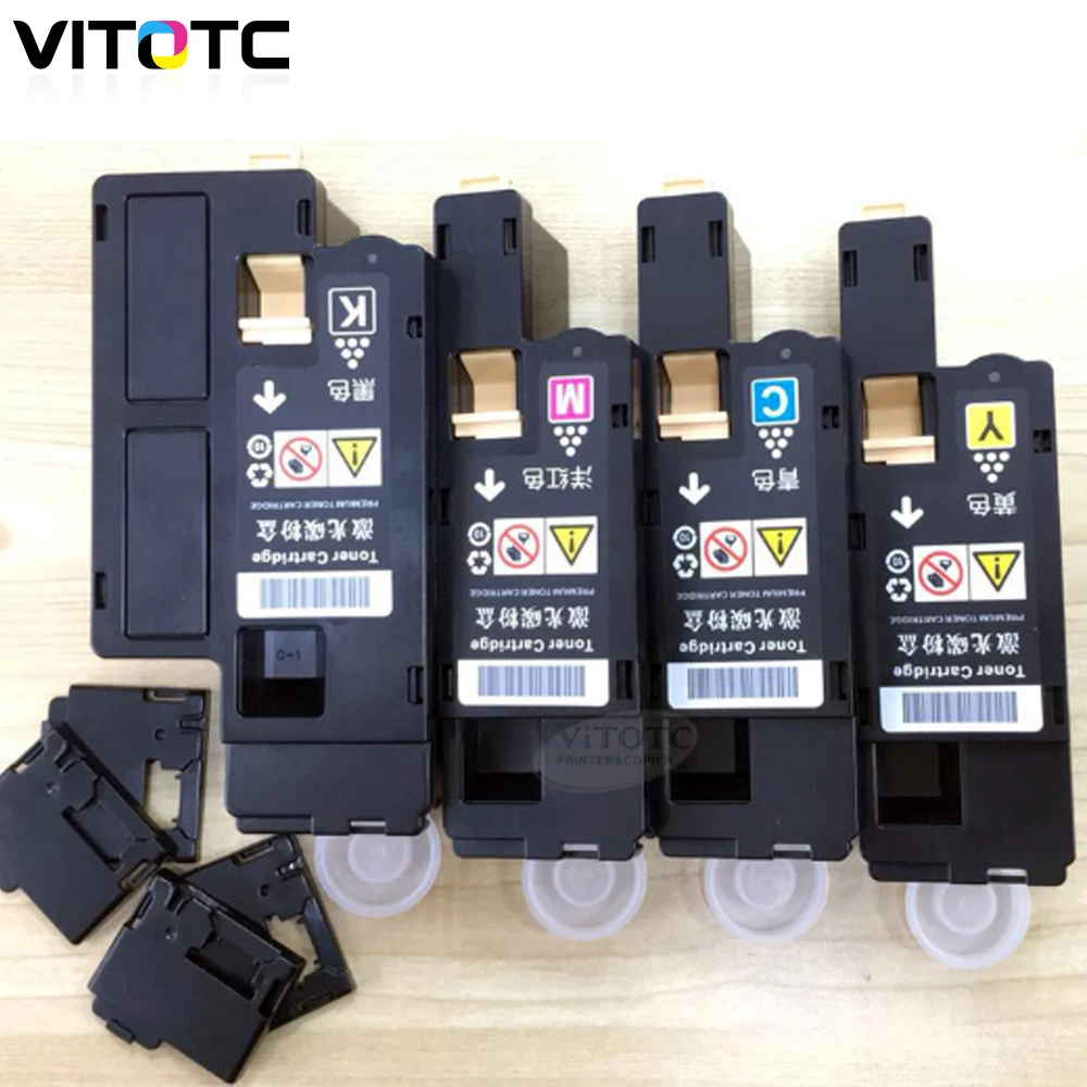 4X Toner Cartridge Refillable Compatible For Fuji Xerox Docuprint CP105 CP205 CP215 CM205 CM215 Laser Printer Empty Cartridge