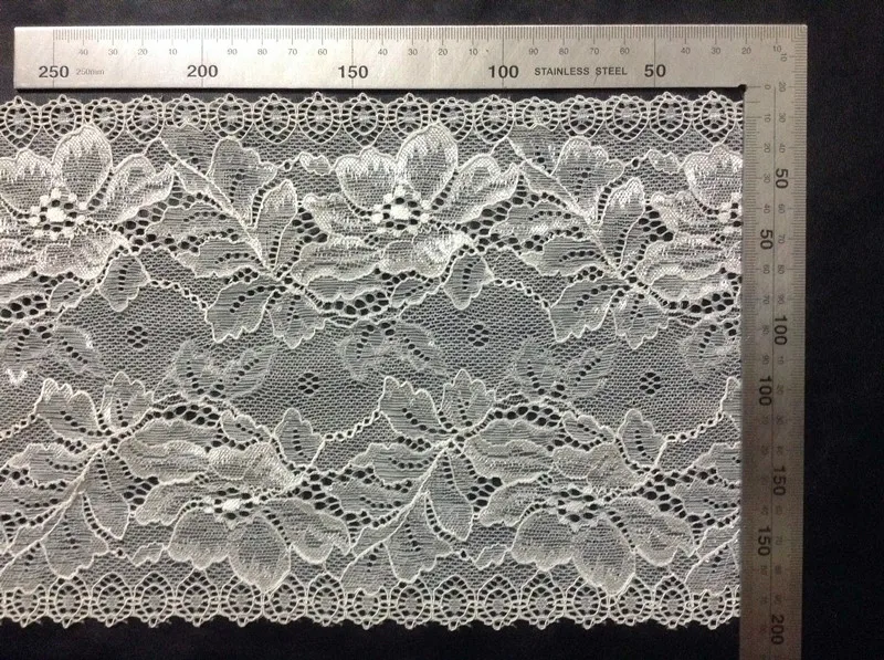 18cm hot selling symmetrical flower edge lace trim,BB0826F