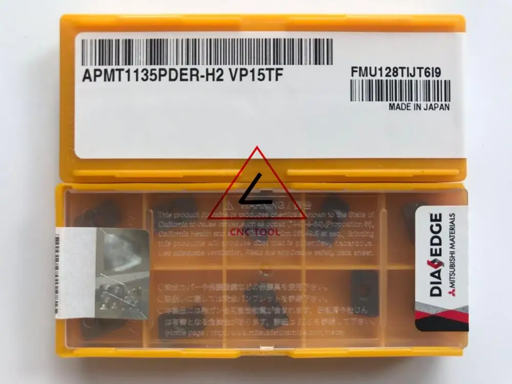 APMT1135PDER-H2 오리지널 밀링 인서트, VP15TF, DIAEDGE, 10 개