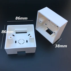 86 Type Wire Junction Boxes Electrical Mounting Box Universal Switch Socket Bottom Box 86*86*38mm