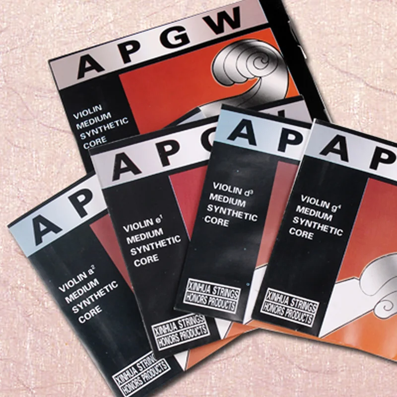 APGW Germany Steel Core Nylon Strings  Full Set E A D G Violin Strings