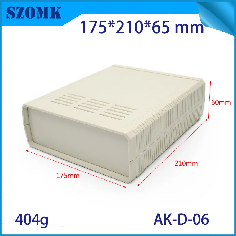 1Pcs desktop electric meter panel 175*210*65mm  abs plastic box electronics enclosure projector