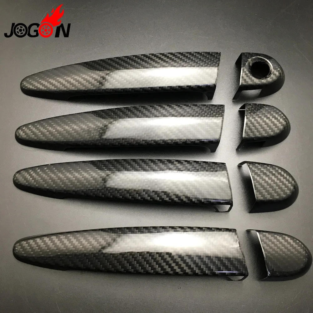 

Car Styling Real Carbon Fiber Outer Door Handle Cover For BMW X5 X5M E70 2010 2011 2012 2013 LHD