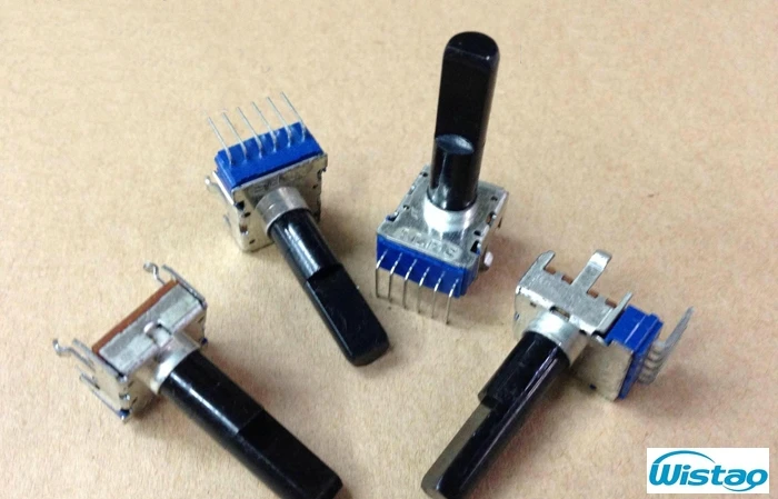 Potenciómetro de tono de volumen tipo ALPS12, original japonés, 50K, 12mm, eje aislado Vertical, serie RK12L, HIFI, bricolaje, envío gratis