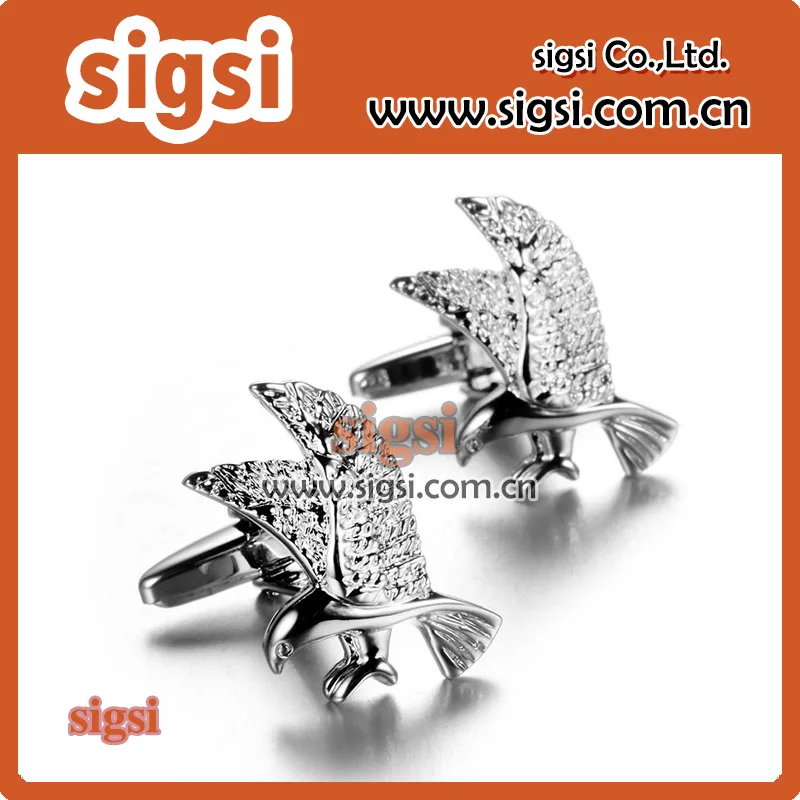 

Wholesale Classical Bird Rhinestone Cufflink