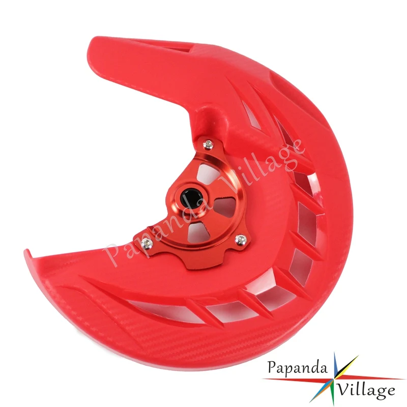 Motorbike Accessories ABS Plastic Dirt Bike Red Front Brake Disc Guard Protection Cover for Honda CRF250L CRF250M  2012-2016