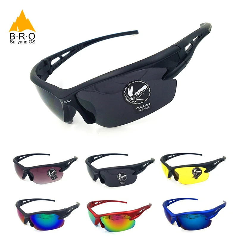 Gafas de sol deportivas para hombre y mujer, lentes a prueba de explosiones, para Ciclismo de montaña, UV400