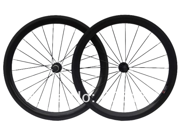 Clincher  Wheelset 50mm - Full Carbon Matt Matte Clincher Rim Road Bike 700C Wheel set  8/9/10/11's