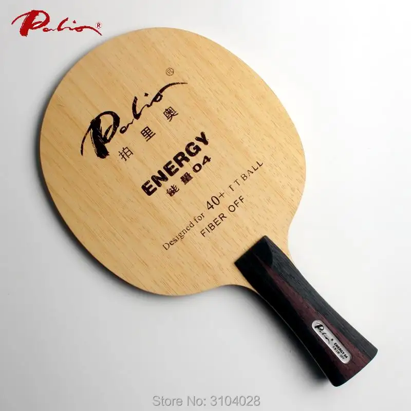 Palio officiële energie 04 tafeltennis blade speciale voor 40 + nieuwe materiaal tafeltennis racket game loop en snelle aanval 9ply