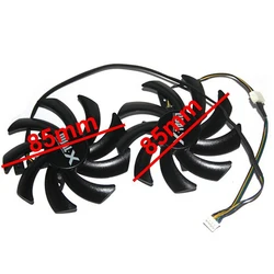 2Pcs/Set,85mm,FD7010H12S,Graphics Card Fan,For Sapphire R9 280 290 270X HD 7790 7850 7870 7950,ZOTAC GTX770,Video VGA Cooling