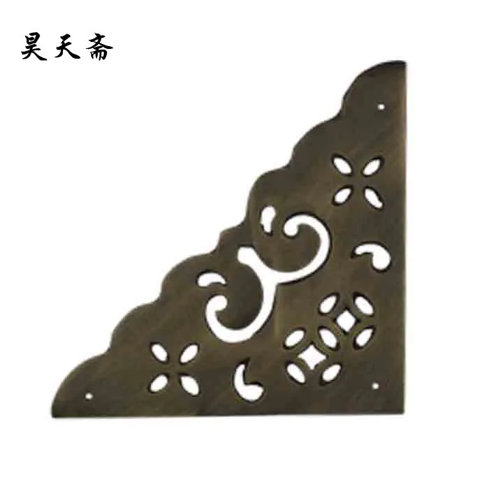 

[Haotian vegetarian] Chinese home copper fittings / single bread corner 15cm / Copper Corner HTG-072