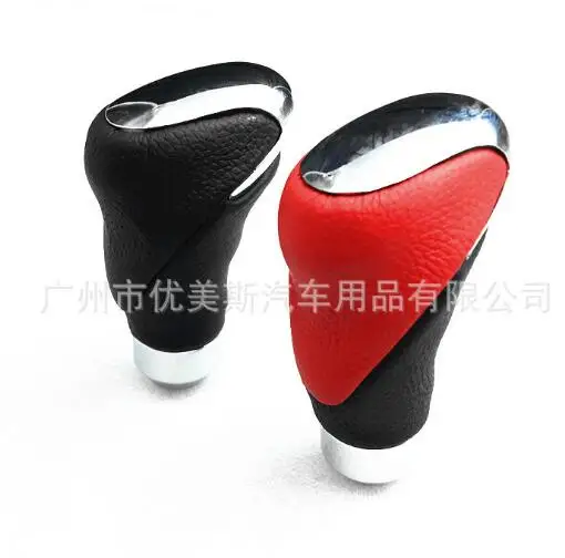 Universal Manual Car Gear Shifter Shift Lever Knob Cover Leather gear lever AT MT Fit For Honda Toyota Nissan Mitsubishi Ford