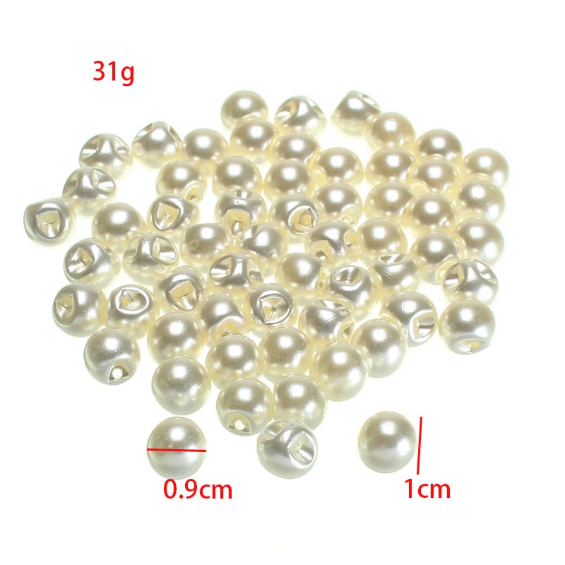 10mm 60pcs/Set Round Sewing Buttons Pearl Buttons for Clothing Sewing Accessories Clothing Scrapbooking Garment DIY Apparel Tool