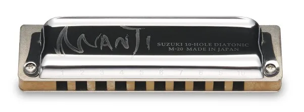 

SUZUKI MANJI M-20 10 hole Blues harmonica Diatonic Key Of C
