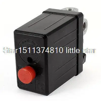 

Air Compressor Pressure Switch Control Valve 145PSI 4-Port 1/4PT AC 250V 20A