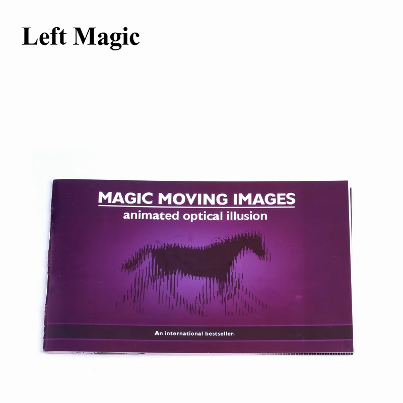 Magic moving images book cartoon book magic animal book magic tricks 1pcs /lot for kids gift toy magic show   E3166