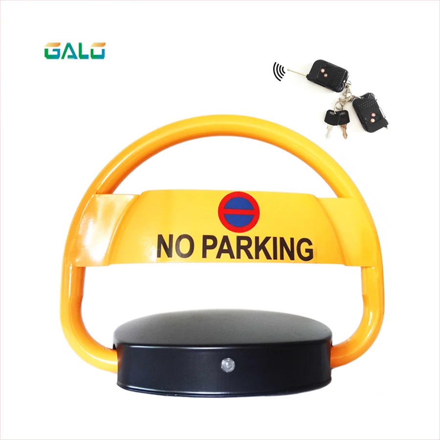 

Outdoor parking lock remote control is automatically turned on Place VIP car parking spaces barrier boom LOCK