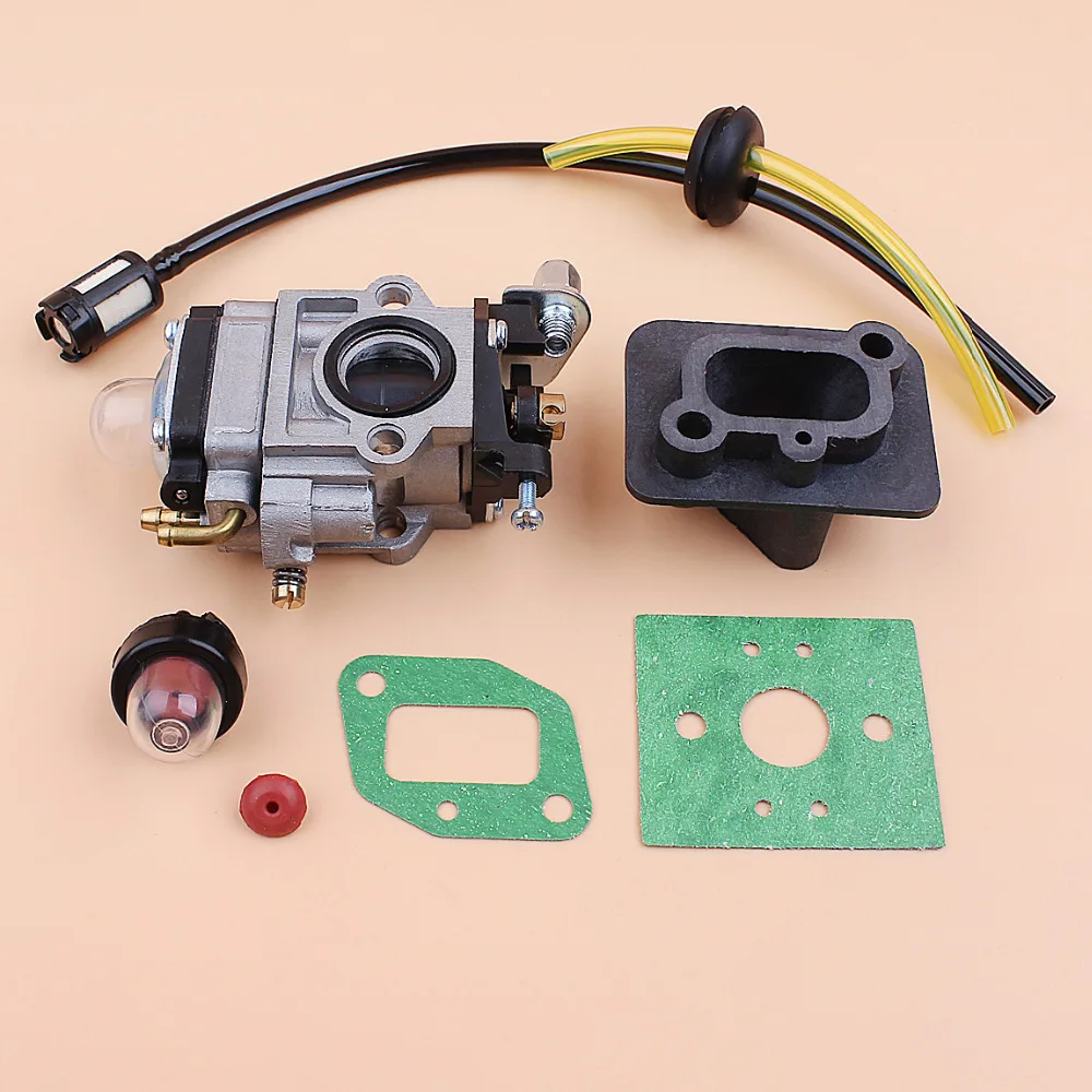Carburetor Base Connector Intake Manifold Fuel Hose 43cc 52cc 40-5 BC430 CG430 CG520 1E40F-5 44F-5 Motor Brush Cutter Trimmer