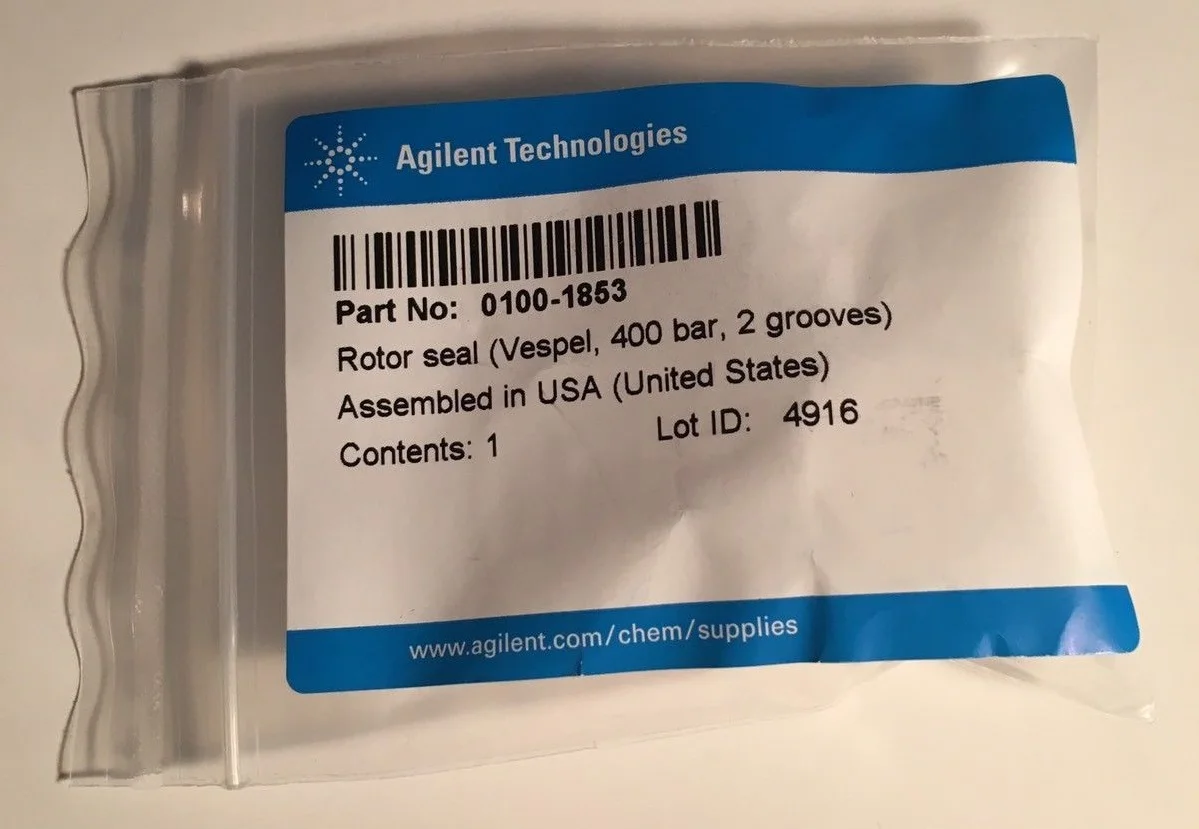 For Agilent Rotor Seal 0100-1853 Vespel, 400 bar, 2 Groove