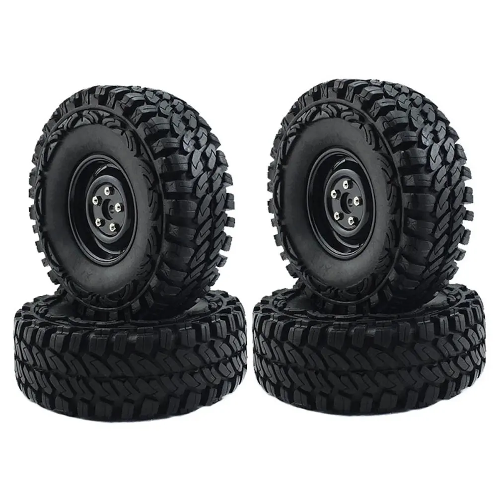 RC model 1.9-inch plastic wheel and tire set 114MM RC rubber tire for 1/10 RC tracked vehicle axial SCX10 RC4WD D901.9 tire