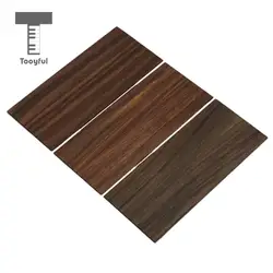 Tooyful 3Pcs Rosewood Head Veneer Headplate Headstock 200x88mm Luthier Tonewood DIY for Acoustic Classic Guitar Making