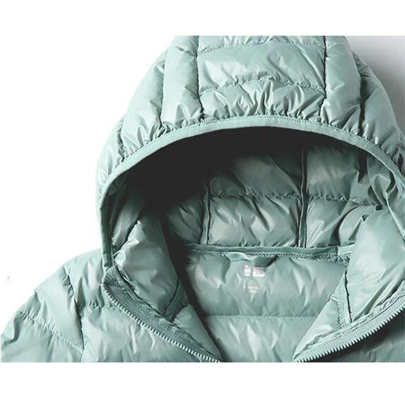 SEDUTMO ฤดูหนาวลงเสื้อแจ็คเก็ตสั้น Ultra Light Down Coat Hooded Puffer แจ็คเก็ตฤดูใบไม้ร่วง Parkas ED034