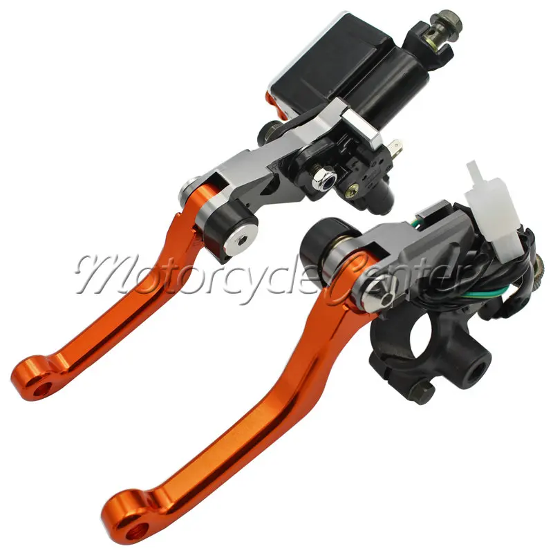 7/8" 22mm Brake Hydraulic Master Cylinder Kit Reservoir Levers For Suzuki RM 85 125 250 RMZ 450 DRZ 400R 400S SM DR250R 250SB