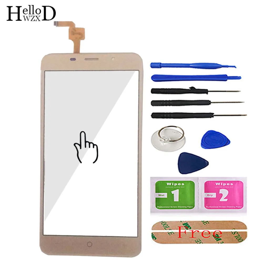 5.5\'\' For Leagoo M5 Plus Touch Screen Digitizer Panel Repair Parts Touchscreen Front Glass Lens Sensor Tools +Free Adhesive Gift