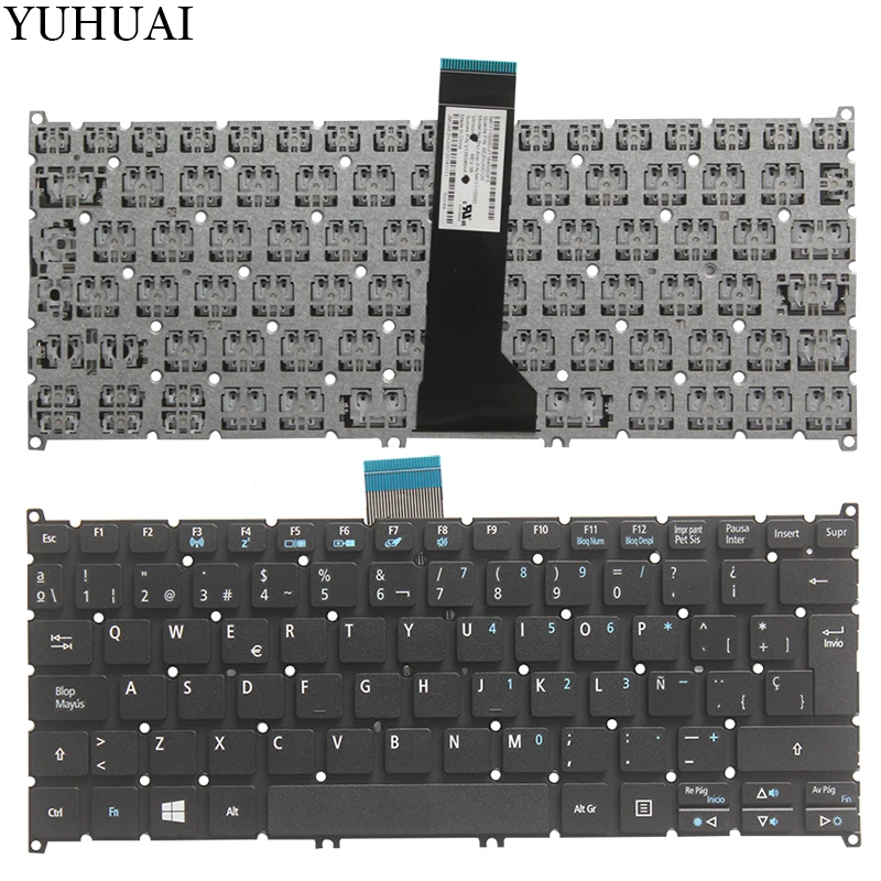 NEW Spanish Keyboard for Acer Aspire ES1-111 ES1-111M ES1-311 ES1-331 ES1-111M ES1-131 R3-131T SP keyboard