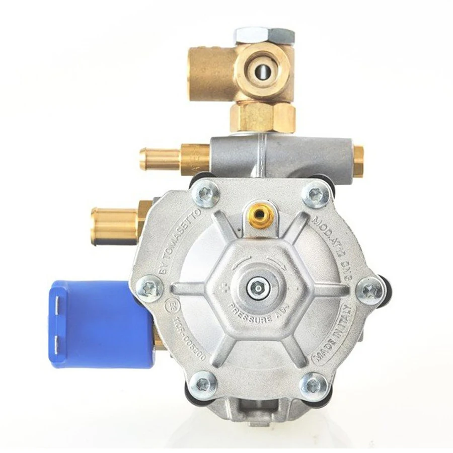 CNG Pressure Reducer TOMASETTO Model AT12 Standard and AT12-Super with Solenoid Valve for Automobile Sequential Injection System