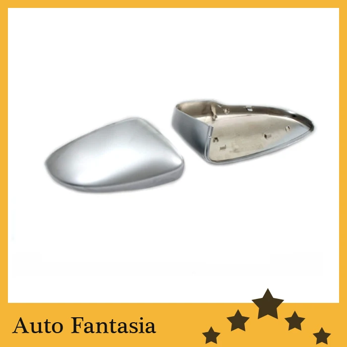 Brush Aluminium Style Matte Chrome Side Mirror Replacement Cap  for Volkswagen  New Scirocco -free shipping