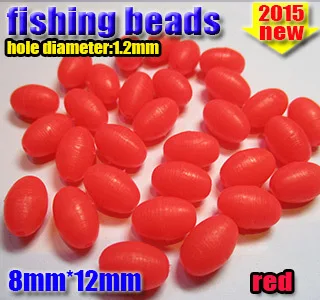 2023 big fishing hard beads  glow beads size:8mm*12mm   quantity:300pcs/lot  three color choice!