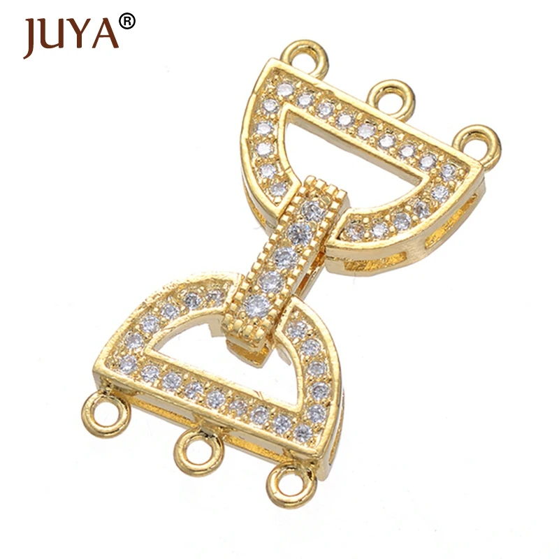 

Jewelry Findings Accessories Fit For Hand Made DIY 3 Rows Multi-Strand Pearls Necklace Bracelet Making Jewelry Clasps Connectors