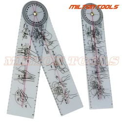 Spinal goniometer distal radioulnar joint ruler medical ruler Angle protractor Bone measurements feet