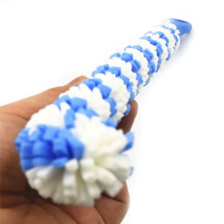 Length:45CM Flexible Plastic &Foam Shisha Brush for Hookah Vase,Shisha Hose Easy to Clean,Narguile Water Smoking Accessories