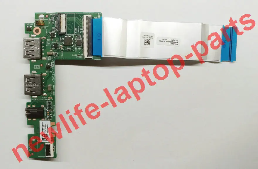 NEW original 3CNK2 for DELL Inspiron 11 3168 Audio Jack Dual USB Board with Cable MH4F6 0MH4F6 G7D57 test good free shipping